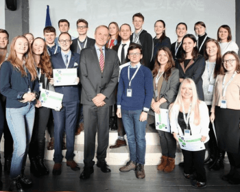 EHU students — in the first cohort of Young European Ambassadors in Belarus