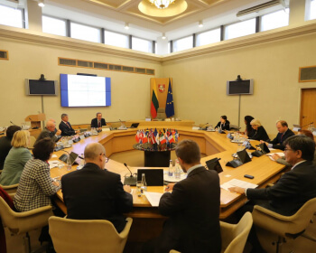 Chancellery of the Government hosts a diplomatic briefing about EHU