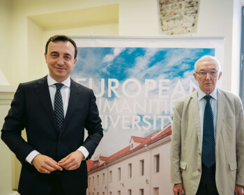 President Prof. Mikhailov and Secretary General of CDU discuss Belarus