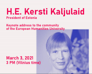 Keynote address by President of Estonia H.E. Kerst Kaljulaid