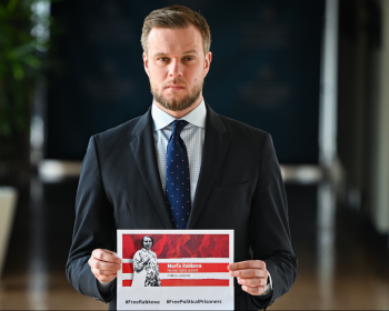 Minister of Foreign Affairs Gabrielius Landsbergis joins EHU in the call for solidarity