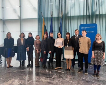 EHU Students Met with the Ambassador of Estonia