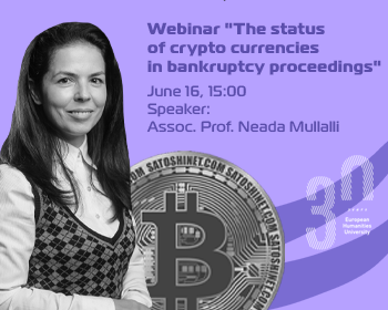 Webinar “The status of crypto currencies in bankruptcy proceedings”