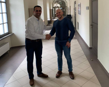 Dr. Issa Manasrah, Assistant Professor of Public Law at Al-Quds University, spent a week at European Humanities University within Erasmus+ program