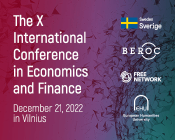 The X BEROC International Conference in Economics and Finance Took Place in Vilnius