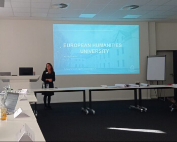 The Student Recruitment Manager Natallia Sarakavik participated in the Erasmus +International week  at FH Münster University of Applied Sciences (Germany)