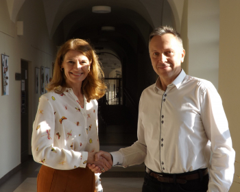 Rector of the EHU, Prof. Krzysztof Rybinski, met with the Austrian Ambassador, HE Mrs. Yvonne Toncic-Sorinj