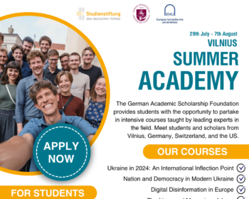 Opportunity for EHU Students: Vilnius Summer Academy