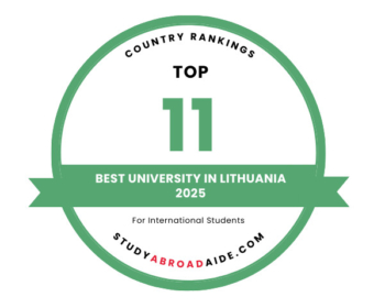 European Humanities University has been recognized as the 11th best institution in Lithuania for international students