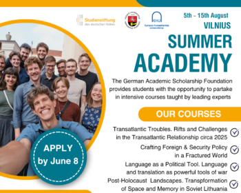 Call for Applications: Summer Academy in Vilnius | 5–15 August 2025