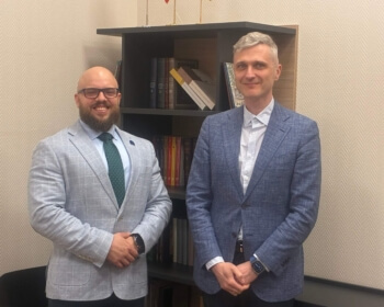 The first meeting with the newly appointed Director of the Lithuanian Institute of History dr. Aurimas Švedas