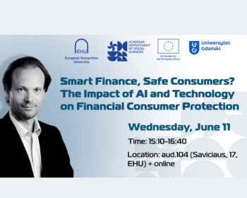 Open lecture: Smart Finance, Safe Consumers? The Impact of AI and Technology on Financial